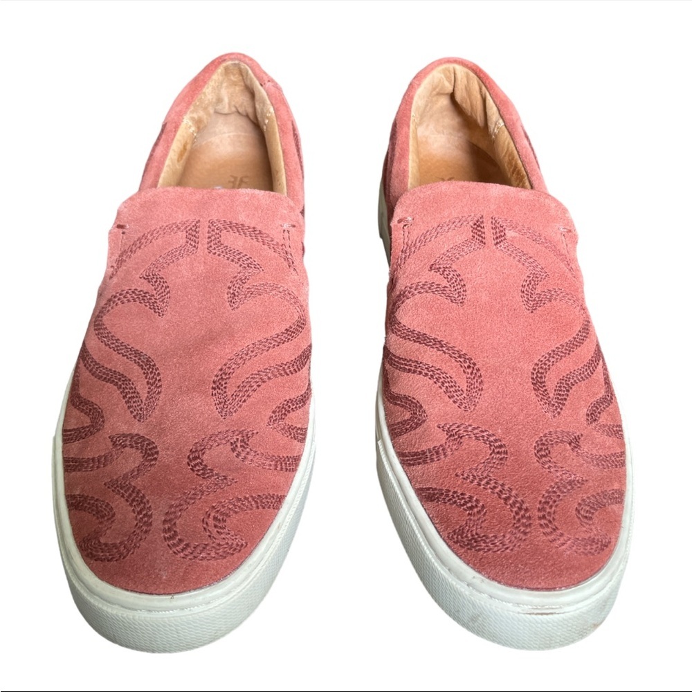 Frye Ivy primrose slip on suede sneaker 7.5